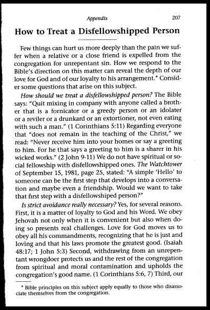 God's Love Disfellowship page 207